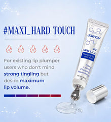 JORYLV lifestyle application on mature lips for natural, dewy look benefit