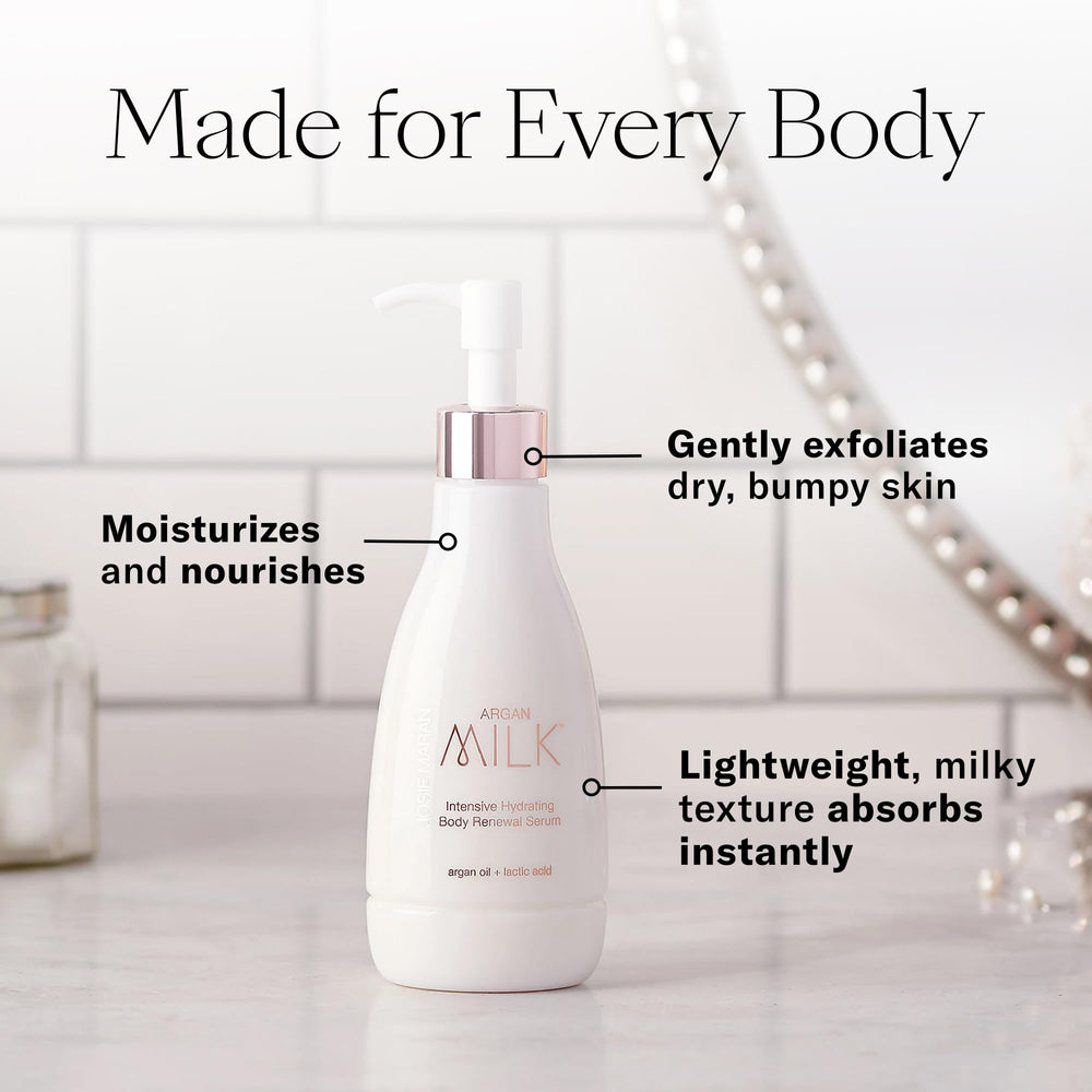 Josie Maran application on arm demonstrating quick absorption