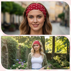 Josojoou five headbands fanned out to show color variety and mix-and-match benefit
