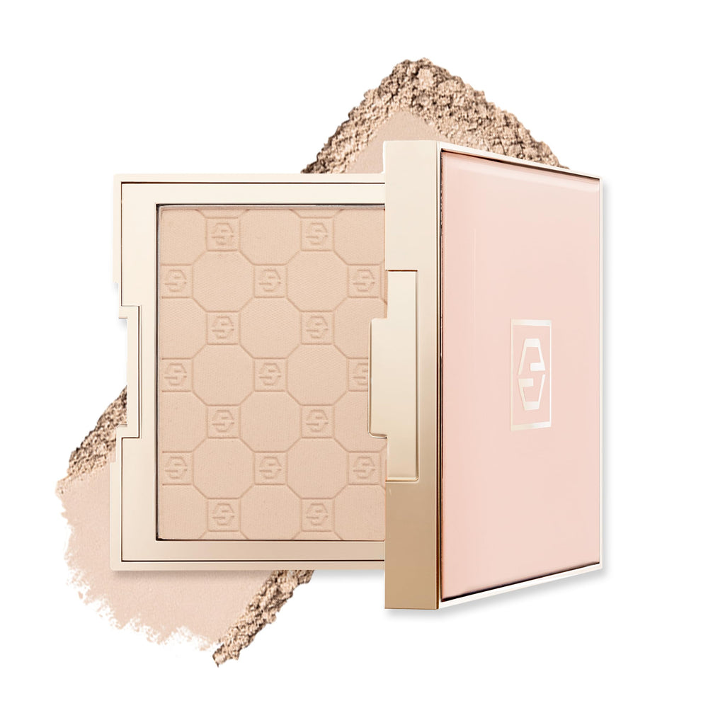 Jouer front packaging showing compact and product name for clean finish benefit