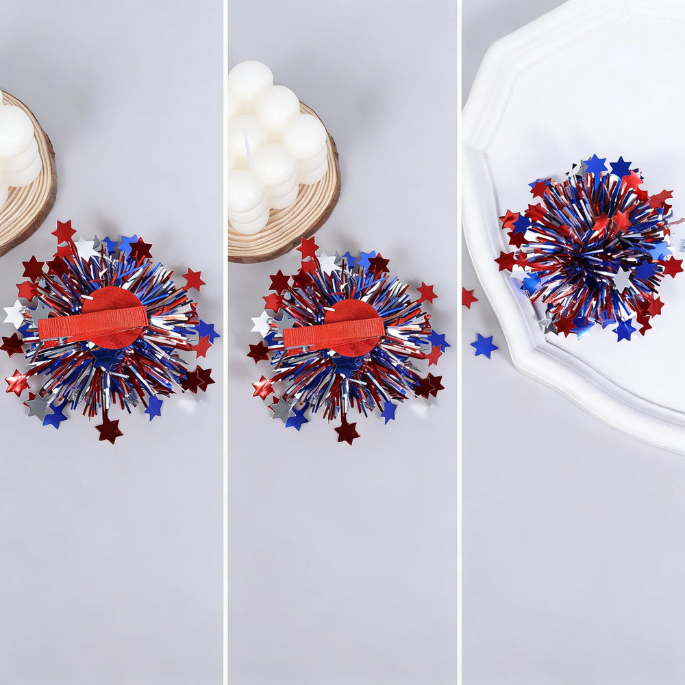 jovezeno clips paired with patriotic outfit for event-ready styling