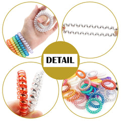 JOYOYO coil beside a ruler for size comparison, clear fit for all hair types