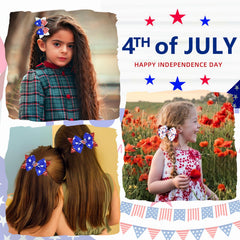 JOYRUBY bow placed in a ponytail demonstrating comfortable everyday wear benefit