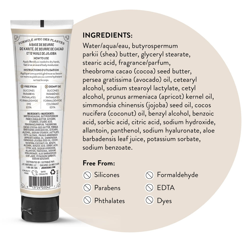 J.R. Watkins coconut lifestyle on bathroom vanity suggesting daily skincare ritual