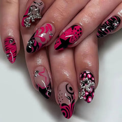 Jremg front packaging showing hot pink French tip design and accessories for easy application