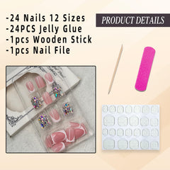 Jremg size layout with 24pcs arranged to show assortment and easy size selection