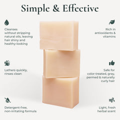 J·R·LIGGETT'S texture close-up showing creamy soap surface and gentle lather benefit