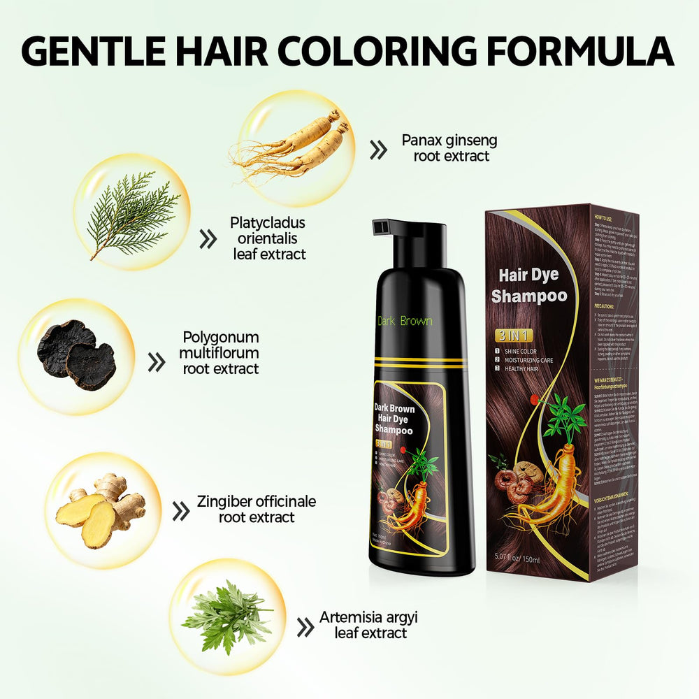 JUANCHI application on hair demonstrating fast at-home coloring benefit