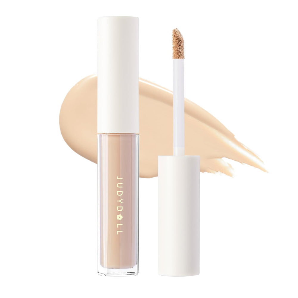 JUDYDOLL front packaging of liquid concealer showing shade 02 Natural for true nude finish