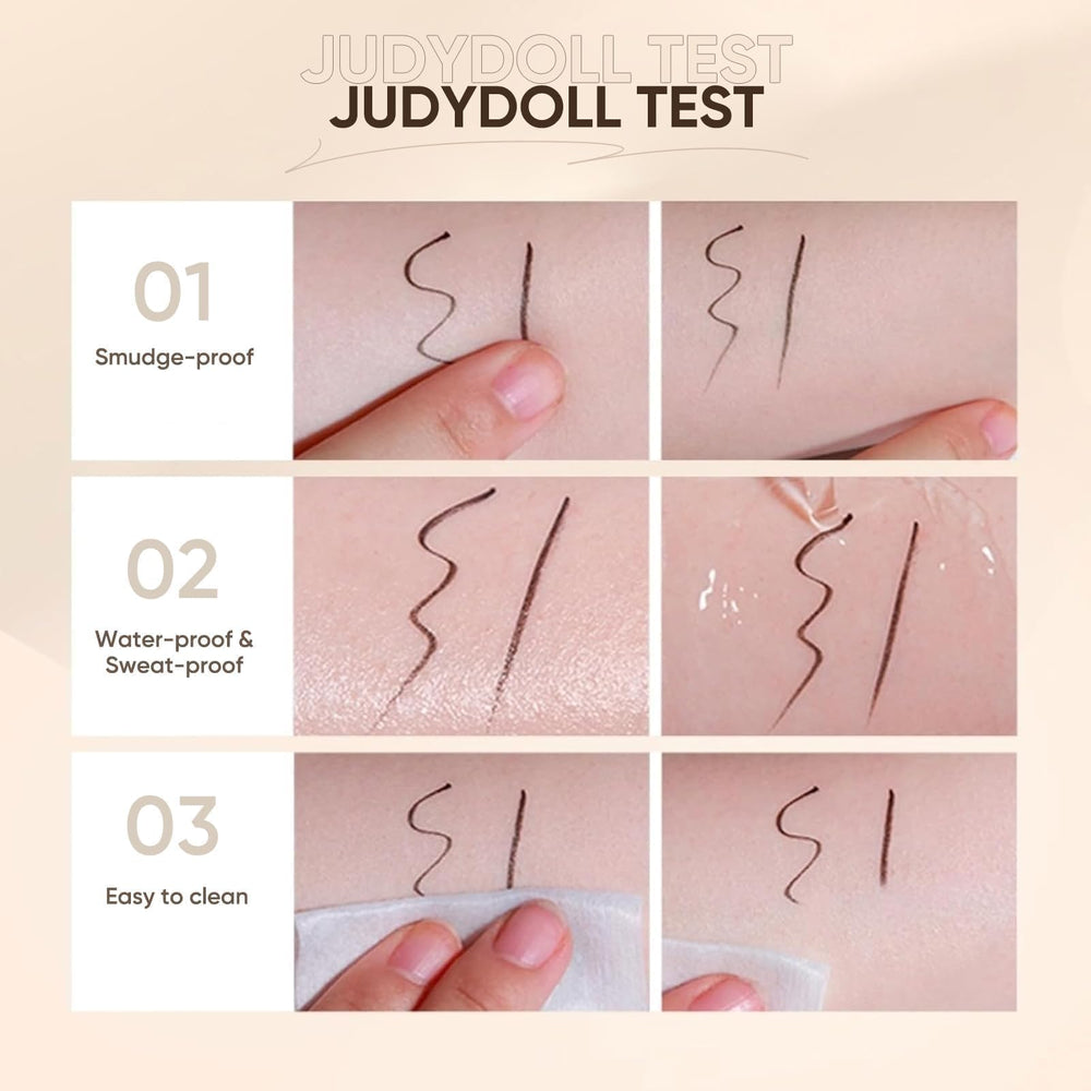 JUDYDOLL eyeliner in a makeup bag for everyday carry convenience