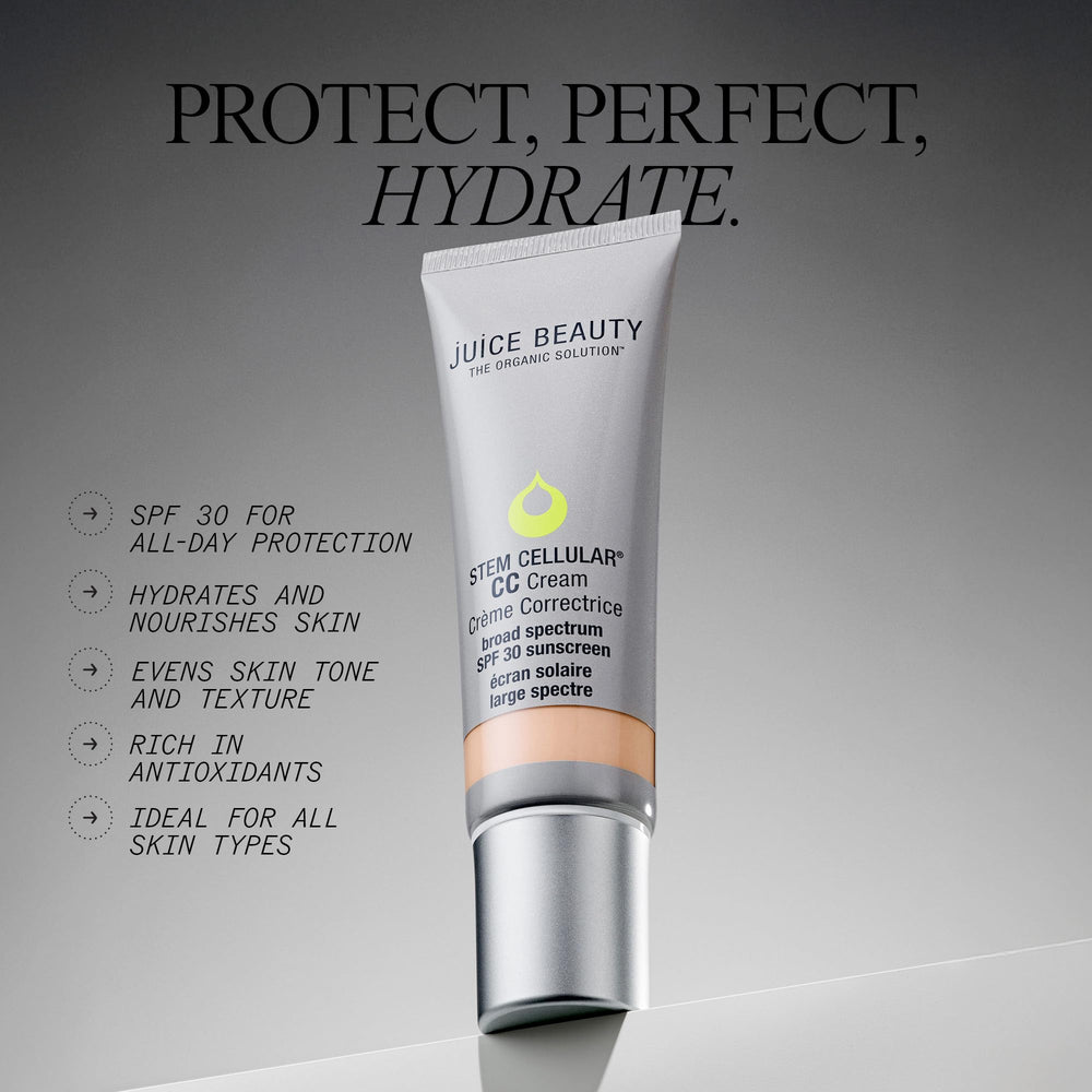 Juice Beauty pump close-up displaying eco-friendly tube and precise application benefit