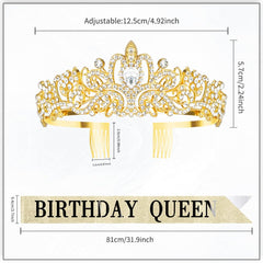 Jukeios sash and crown next to ruler showing scale and adjustable length