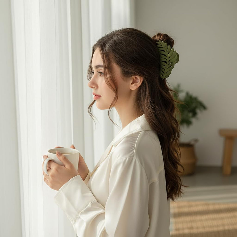 Junfamilee side profile revealing jaw depth and comfortable contour