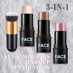 JunKuJK contour kit packed in travel pouch for on-the-go touch-ups benefit