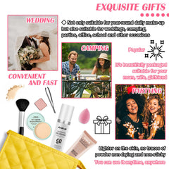 JunKuJK kit styled on vanity with sponge showing ready-to-use everyday convenience