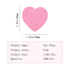 Jusbuya close-up of heart pad texture highlighting lint-free surface benefit
