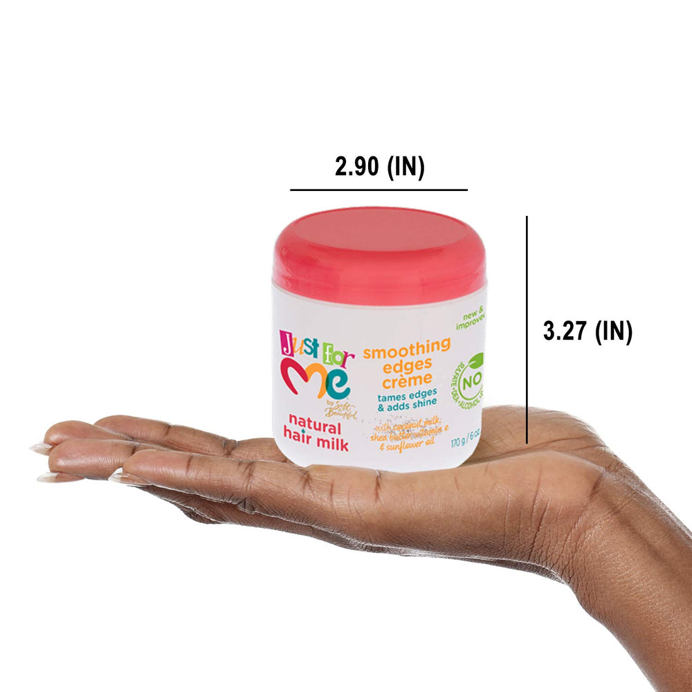 Just For Me 6 ounce tube next to ruler showing product size and portability benefits