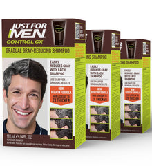 Just for Men Control GX front packaging showing product benefits and size