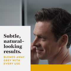 Just for Men keratin ingredient visual emphasizing stronger, thicker-looking hair
