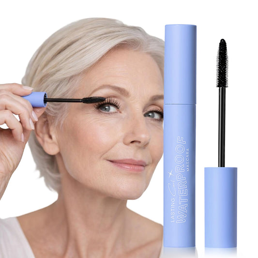 Jutqut front packaging showing sleek mascara tube and label benefit