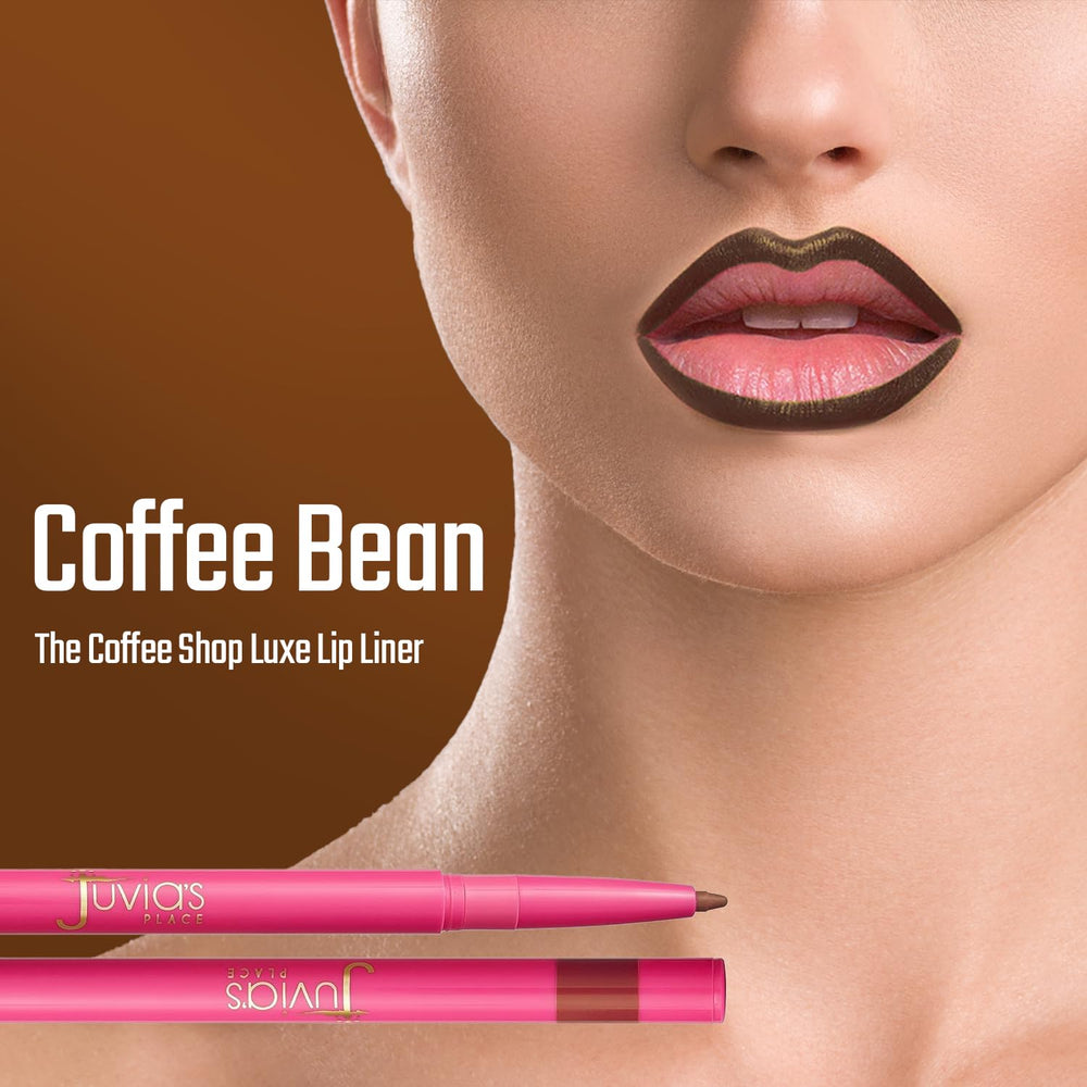 Juvia's Place Coffee Bean held in hand to show size and easy portability benefit