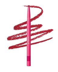 Juvia's Place front view showing pencil and rich Wine color benefit of precision