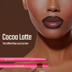Juvia's Place liner applied on lips demonstrating precise definition benefit