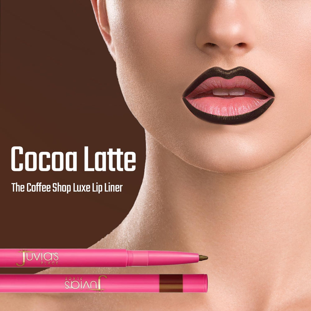 Juvia's Place liner beside lipstick to show matching shade pairing benefit