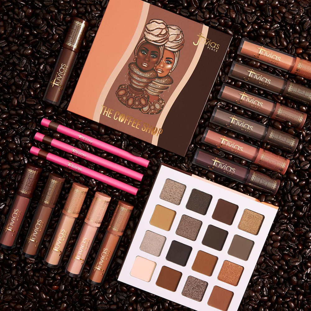 Juvia's Place packaging and label showcasing product name and convenient retractable benefit