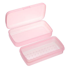 JUXYES front view of sterilizing tray showing clear organizer and tidy storage benefit