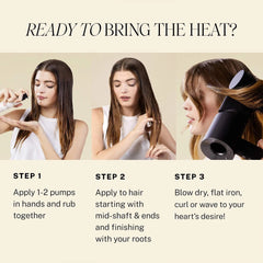 JVN before and after hair shot highlighting smoother, more controlled blowout