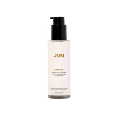 JVN front packaging of Complete Blowout Styling Milk showing bottle benefit