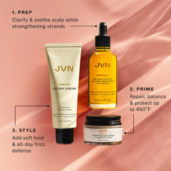 JVN Instant Recovery Serum texture on hand, repairs and smooths