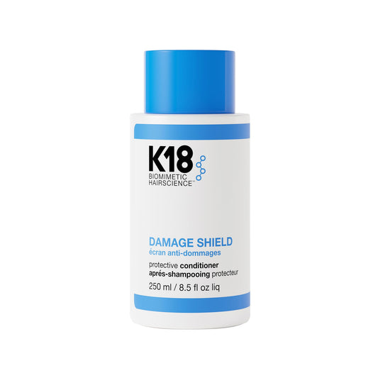 K18 Damage Shield front packaging showing product and strength benefit