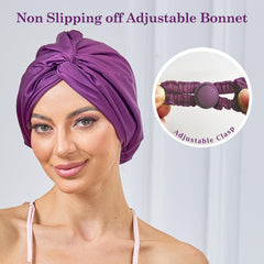 KAAHYNNO satin lining close-up highlighting smooth texture to reduce friction