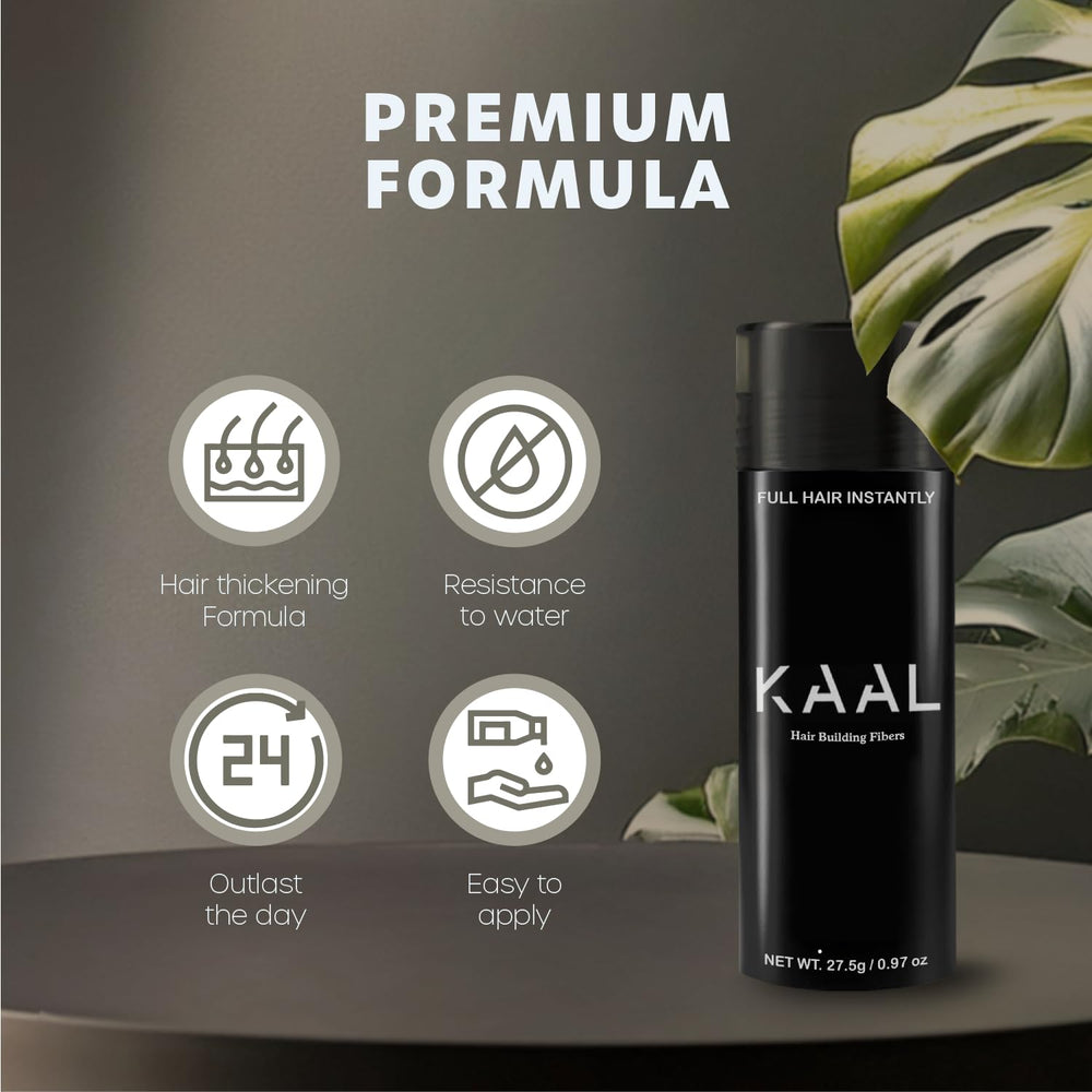 KAAL applying fibers from hand for targeted coverage and quick results