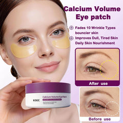 Kabowa calcium eye cream tube top view showing quick-absorbing texture