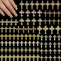 KACHIMOO packaging with 100 gold cross charms showing variety and convenience