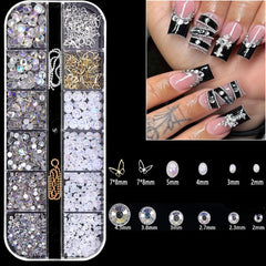 KACHIMOO grid rhinestones display showing uniform sparkle for precision placement