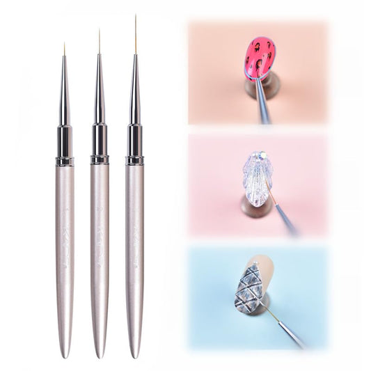 KADS front packaging showing three liner brushes and product name for easy identification