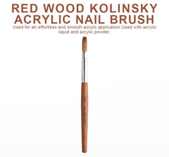 KADS kolinsky bristle close-up highlighting superior liquid absorption and control