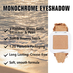 Kaely applied with brush on eyelid demonstrating strong pigmentation and even coverage