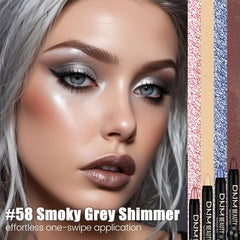 Kaely applying stick on eyelid for quick smoky eye and instant definition