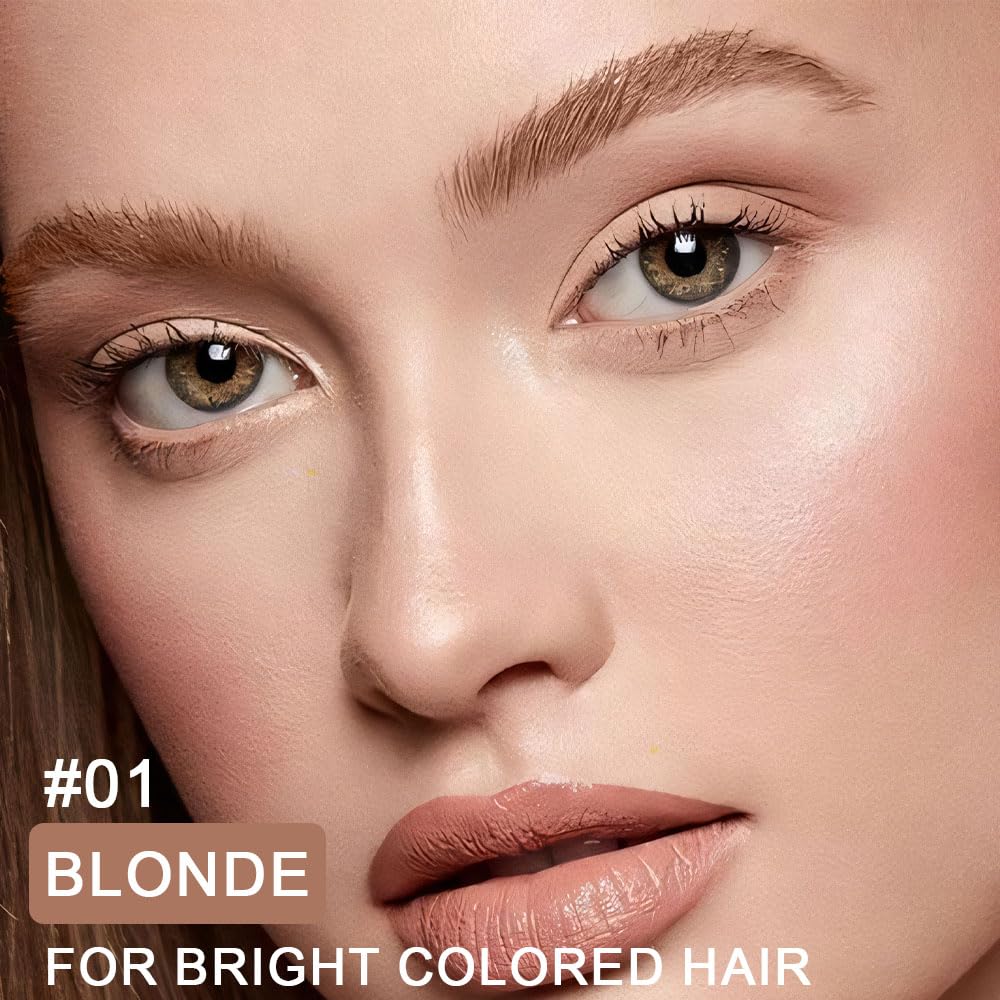 kaely eyebrow gel blonde applicator closeup for precise hair-like strokes benefit