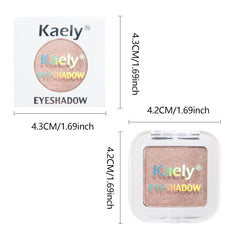 Kaely dusty pink beside coin to show compact size and travel convenience