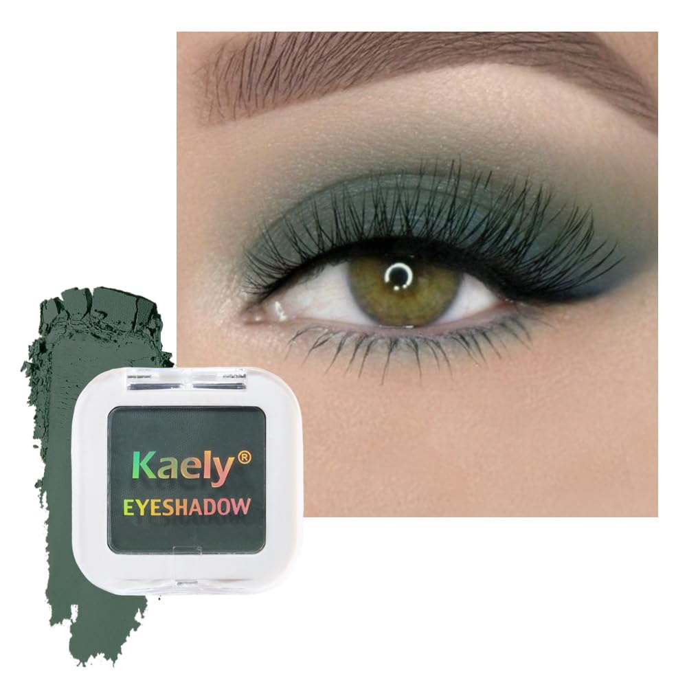 Kaely forest green front pan showing rich matte pigment and smooth finish