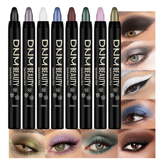 Kaely front packaging of eight eyeshadow sticks showing compact gift-ready set and variety
