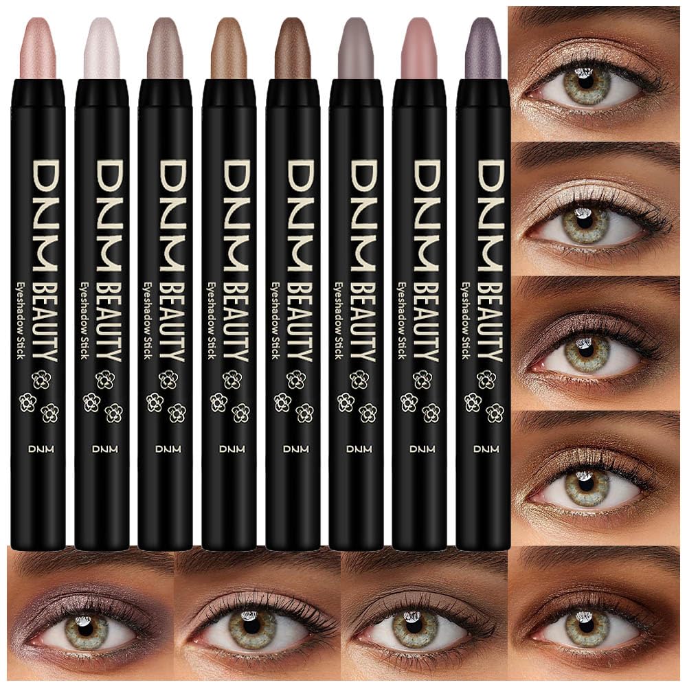 Kaely front packaging showing eight eyeshadow sticks and shade names for quick selection