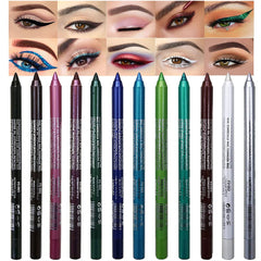 Kaely front packaging showing all 12 pencils and sharpener, clear set display and convenience
