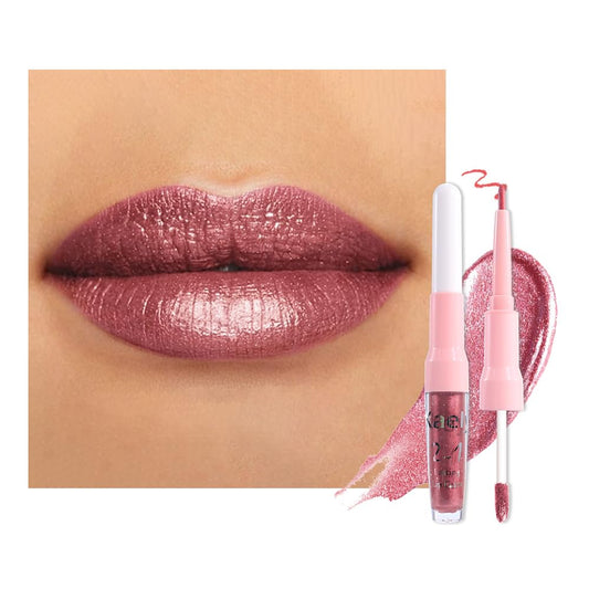 Kaely front packaging showing mauve metallic shade and benefits